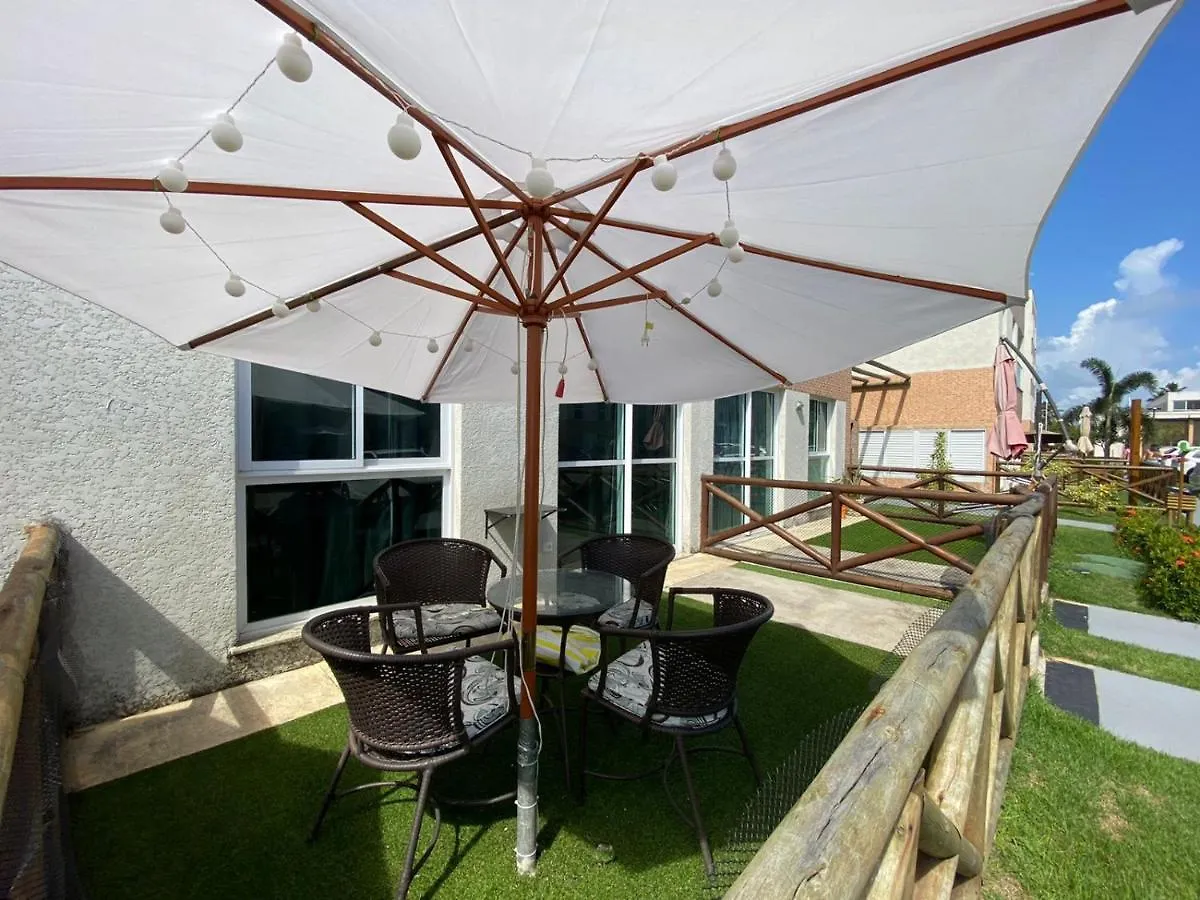Flat Terreo Muro Alto Condominio Clube Com Sala Reversivel Para Segundo Quarto Pôrto das Galinhas Brasilien